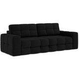 Makamii Crna sklopiva sofa od bouclé tkanine 255 cm Milu – | shoptok.hr