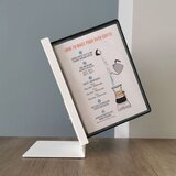 Levia Stojalo namizno + predstavitvene mape 1/10 (črna) | Shoptok.si