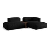 Micadoni Crna kutna garnitura (s desnim kutom) Martina – Home | shoptok.hr