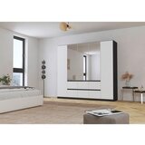 Rauch Möbel omara s klasičnimi vrati, siva, srebrne barve, bela | Shoptok.si