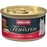  Varčno pakiranje animonda Vom Feinsten Adult 24 x 85 g - Govedina in raca | shoptok.hr