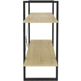 vidaXL ormarić za knjige s 2 razine boja hrasta 100x30x70 cm iverica | shoptok.hr
