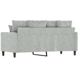  Dvosjed Svjetlosiva 140 cm baršunasti | shoptok.hr