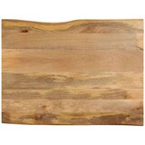 vidaXL Mizna plošča 110x80x3,8 cm naraven rob trden mangov les | Shoptok.si