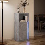  Komoda s LED siva boja betona 42,5x34x100 cm konstruirano drvo | shoptok.hr