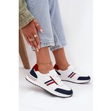 EVENTO Leather Women's Sports Shoes White Navy Lorvessa | shoptok.hr