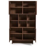 Kave Home Tamno smeđi ormarić u dekoru oraha 100x163x40 cm Norlen – | shoptok.hr