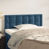  Uzglavlje tamnoplavo 100x5x78/88 cm baršunasto | shoptok.hr