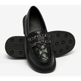 Resti Black moccasins with quilted nose Kusanna | Shoptok.si