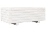 Maison Chic Vrtno cvetlično korito - Cvetlični Lonec belo 70x40x26,5 cm trdna borovina, (21788871) Cene