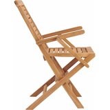  Sklopive vrtne stolice 2 kom 56x63x90 cm od masivne tikovine | shoptok.hr