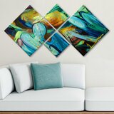 Wallity slika 4MDF119511946, 60x115 cm, 4 dela | ePonuda.com