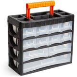 Handy prenosni organizator za shranjevanje drobnega materiala s predalčki- 315 x 270 x 145 mm Cene
