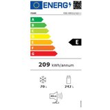 Fram kombinovani frižider FDD-VRR311BDE++311l/60x180/bordo | ePonuda.com