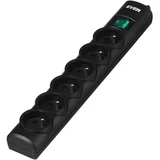 Optima 3m Black 6 AC outlet(s) 250 V
