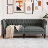  Chesterfield sofa stolica Tamno siva 182.5 x 74.5 x 74.5 cm Cijene