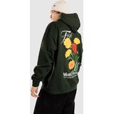 Monet Skateboards Floral Type Wrap Pulover s kapuco forest green Cene