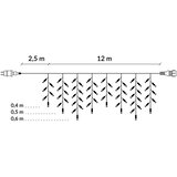  Svjetlosna zavjesa u obliku ledenih siga s 300 LED lampica | shoptok.hr