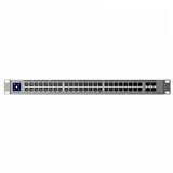 Ubiquiti 48-port, Layer 3 switch 2.5 GbE and PoE++ output, 16x 2.5 GbE ports including (8) PoE+ and (8) PoE++, 32x GbE ports including (24) PoE+ and (8) PoE++, 4x 10G SFP+ ports. Can power devices with up to 720W, it has power consumption of 100W (Excluding PoE output) | ePonuda.com