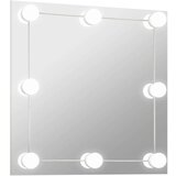  Stensko ogledalo z LED lučkami kvadratno steklo, (20798495) | Shoptok.si