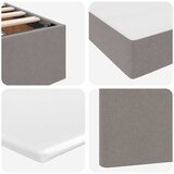  Krevet s od storage s uzglavljem Sivosmeđa 180 x 200 cm Tkanina | shoptok.hr