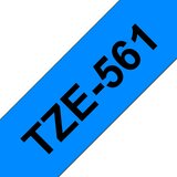 Brother Tze-561 združljiv laminirani trak - 36 mm X 8 metrov črno/moder, (21404693) | Shoptok.si