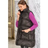 Dewberry Z6729 HK STYLE WOMEN'S VEST-PLAIN BLACK Cijene