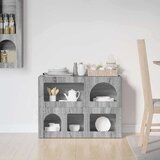  Strani šal Siva Sonoma 80,5 x 35 x 59 cm Konstruiran les, (5000107621) | Shoptok.si