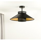  Duolla - Plafonski luster RIO RATTAN 1xE27/15W/230V prečnik 45 cm crna/zlatna | Eponuda.com