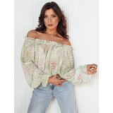 DStreet Bluzka damska hiszpanka MORALES zielona | Shoptok.si