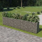  Gabionska sadilica od pocinčanog čelika 450 x 50 x 100 cm | shoptok.hr
