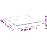  Jastučići za stolice 6 pcs Šareni 50 x 50 x 4 cm Oxford tkanina | Eponuda.com