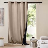 Douceur d intérieur Smeđa termo izolacijska zavjesa od samta 140x260 cm Madison – | shoptok.hr