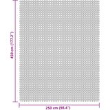  Tepih za šator krem 4,5x2,5 m | shoptok.hr