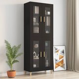 Viseći zidni ormarić crni 69,5 x 34 x 90 cm | shoptok.hr