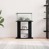 vidaXL Stojalo za akvarij črn hrast 60x30x60 cm inženirski les | Shoptok.si