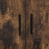  postelja s shranjevanjem prekajeni hrast inženirski les, (22083914) | Shoptok.si
