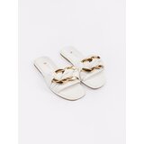 Shelvt Women's flat flip-flops white | shoptok.hr