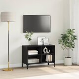 Set TV komoda Zidne Crna Konstrukcijsko drvo | shoptok.hr