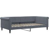  Dnevni krevet tamnosivi 100 x 200 cm baršunasti | shoptok.hr