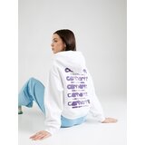 Carhartt WIP Sweater majica tamno ljubičasta / bijela | shoptok.hr