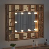  Ogledalo ormar Staro drvo 91 x 15 x 76,5 cm Konstruirano drvo | shoptok.hr