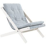 Karup Design Beli/svetlo modri fotelj Boogie - | Shoptok.si