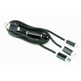 Gembird USB 3-in-1 charging cable, black, 1m | shoptok.hr