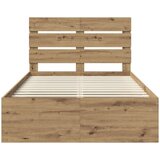  Konstrukcija postelje Oreh 135 x 190 cm Masivno borovo les, (5000102820) | Shoptok.si