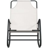  Gugalni ležalnik krem jeklo in tekstil, (20661224) | Shoptok.si