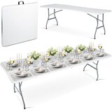  Sklopivi vrtni catering stol 244 cm – bijeli | shoptok.hr