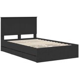  Okvir za krevet Crna 120 x 190 cm Inženjersko Drvo | shoptok.hr
