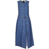 Desigual Dolge obleke VEST NUEVA YORK Modra | Shoptok.si