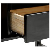 Støraa Crna komoda od borovine s vratima od ratana Jolene, širine 90 cm | shoptok.hr